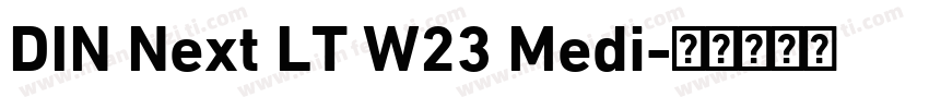 DIN Next LT W23 Medi字体转换